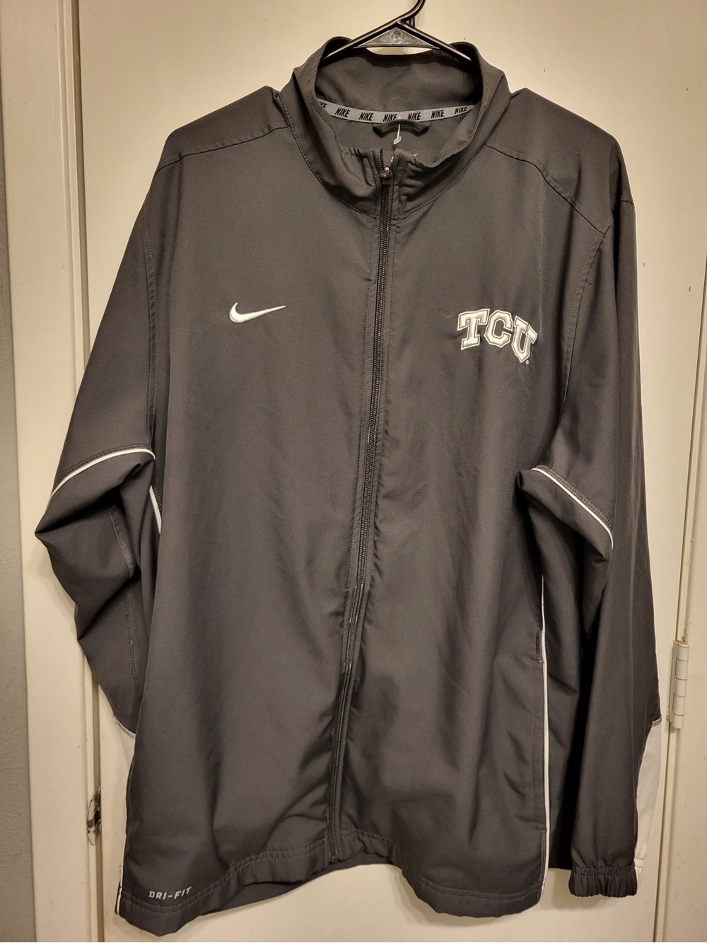Nike TCU Horned Frogs Dri-FIT 1/4 Zip up jacket   XL